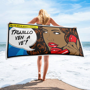 Trujillo Ven a Ve'! Dominican beach towel