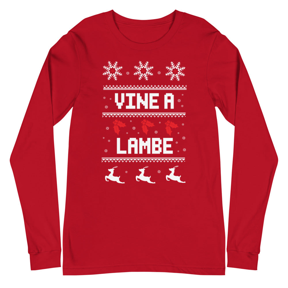 VINE A LAMBE  Christmas  Long Sleeve T-shirt