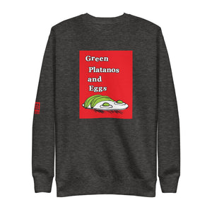 GREEN PLATANOS AND EGGS Crew neck Fleece Sweater