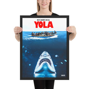 YOLA Dominican 18x24 Framed poster