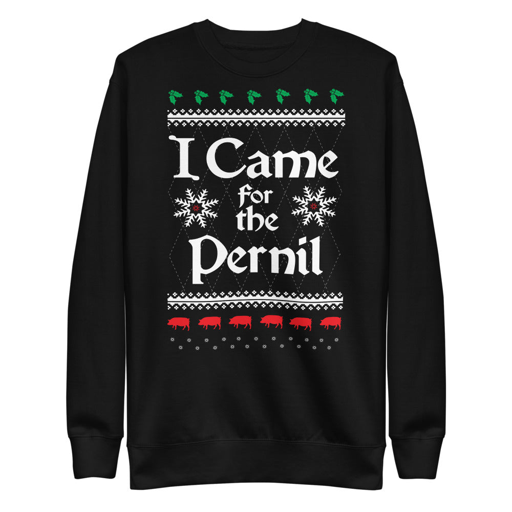 I CAME FOR PERNIL CHRISTMAS SWEATER Unisex Fleece Sweater